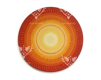 Nierika de Chaquira Huichol Circle - Zonne-epistemologie - 120 cm.