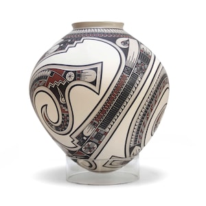 Ceramic Pottery of Mata Ortiz - Ara - 31 cm. 12 in. - Mexican folk art