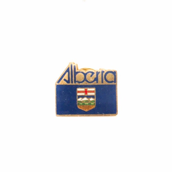 Alberta Vintage Enamel Pin