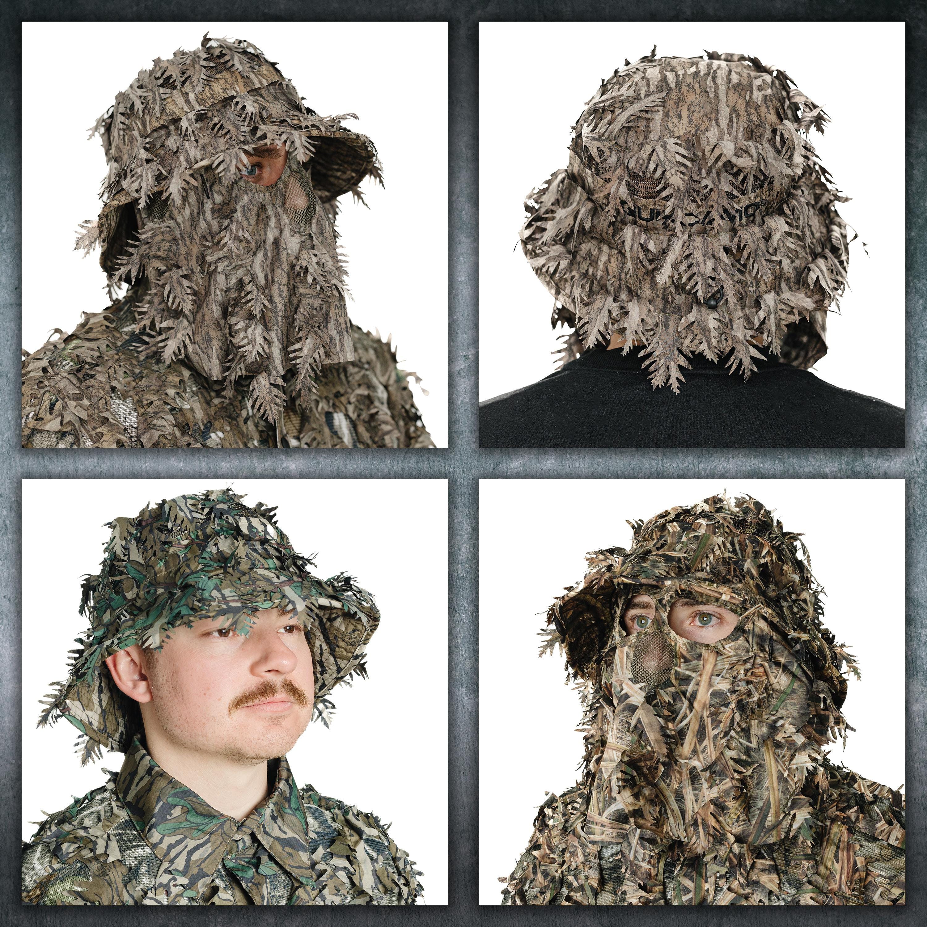 NWTF Mossy Oak Obsession 3D Leafy Camo Face Mask Bucket Hat