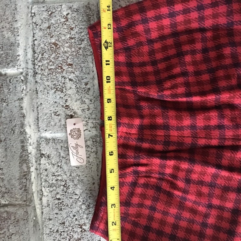 wool checked pants Vintage Hadley