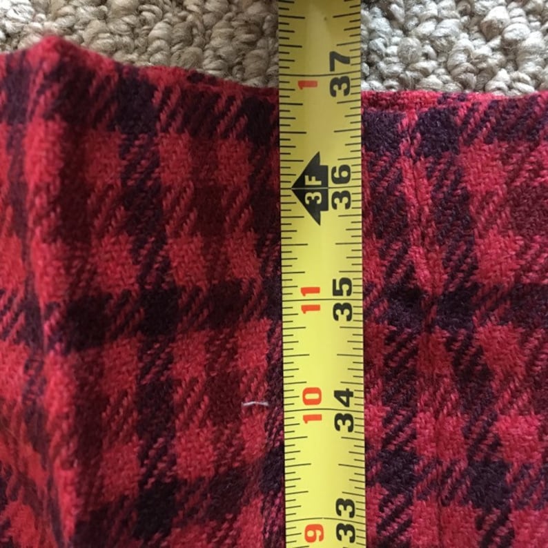 wool checked pants Vintage Hadley