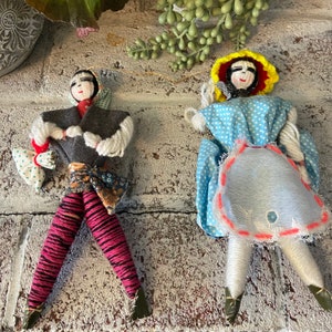 Vintage Peruvian String Dolls