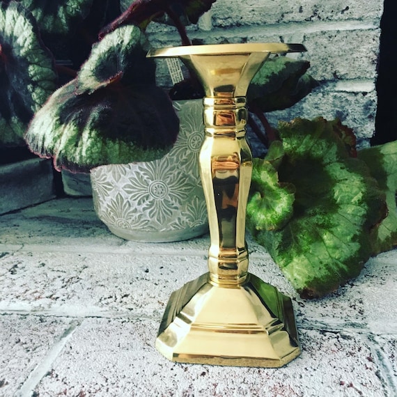 ヴィンテージ真鍮キャンドルホルダー - Etsy 日本