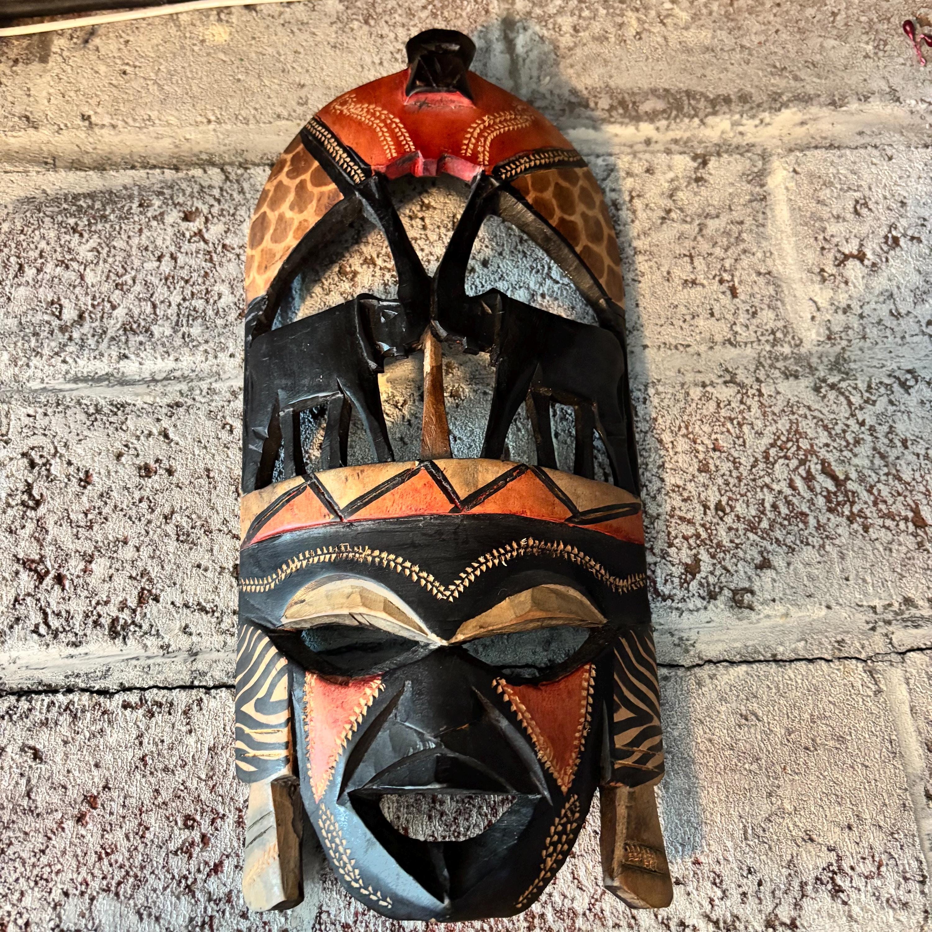 Kenya wood masks - Etsy 日本