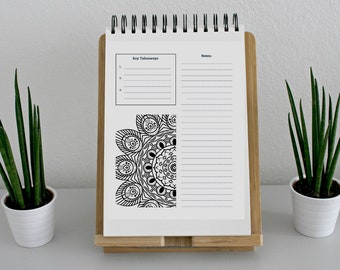 Printable notebook paper, ADHD notebook, doodle notes, note taking paper, printable stationary, printable writing paper, journal paper