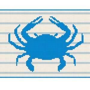 Blue Crab - Coastal Charm Series Needlepoint Canvas