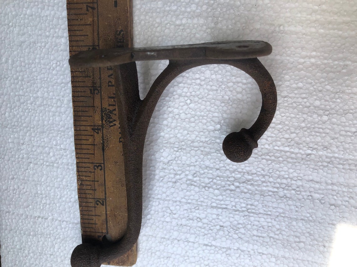 Vintage antique cast iron horse tack bridle hooks set of 3 | Etsy