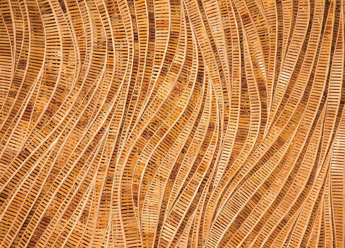 Rattan Wallpaperbohemian Wallpaperboho Chic Wallpaperwood Etsy UK