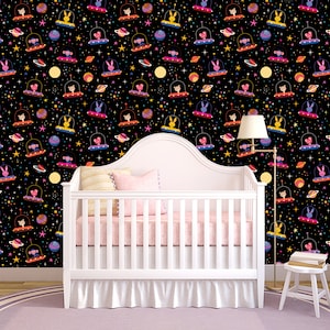 Camiseta infantil con animales en el espacio, linda camiseta de astronauta de dibujos animados, regalo para niños, ropa de exploración espacial