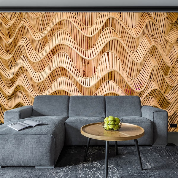 Rattan Wallpaper - Etsy UK