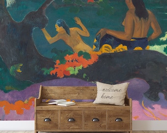 Paul Gauguin By the Sea Mural Abstract Landscape Peel Stick