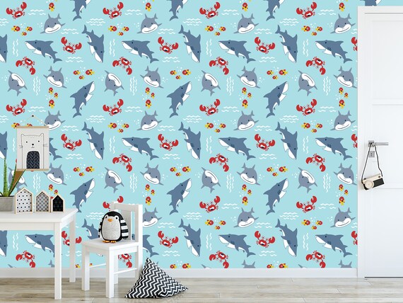 Peces grandes y amigos dibujos animados tiburón cangrejo - Etsy España Peces grandes y amigos dibujos animados tiburón cangrejo - Etsy España
