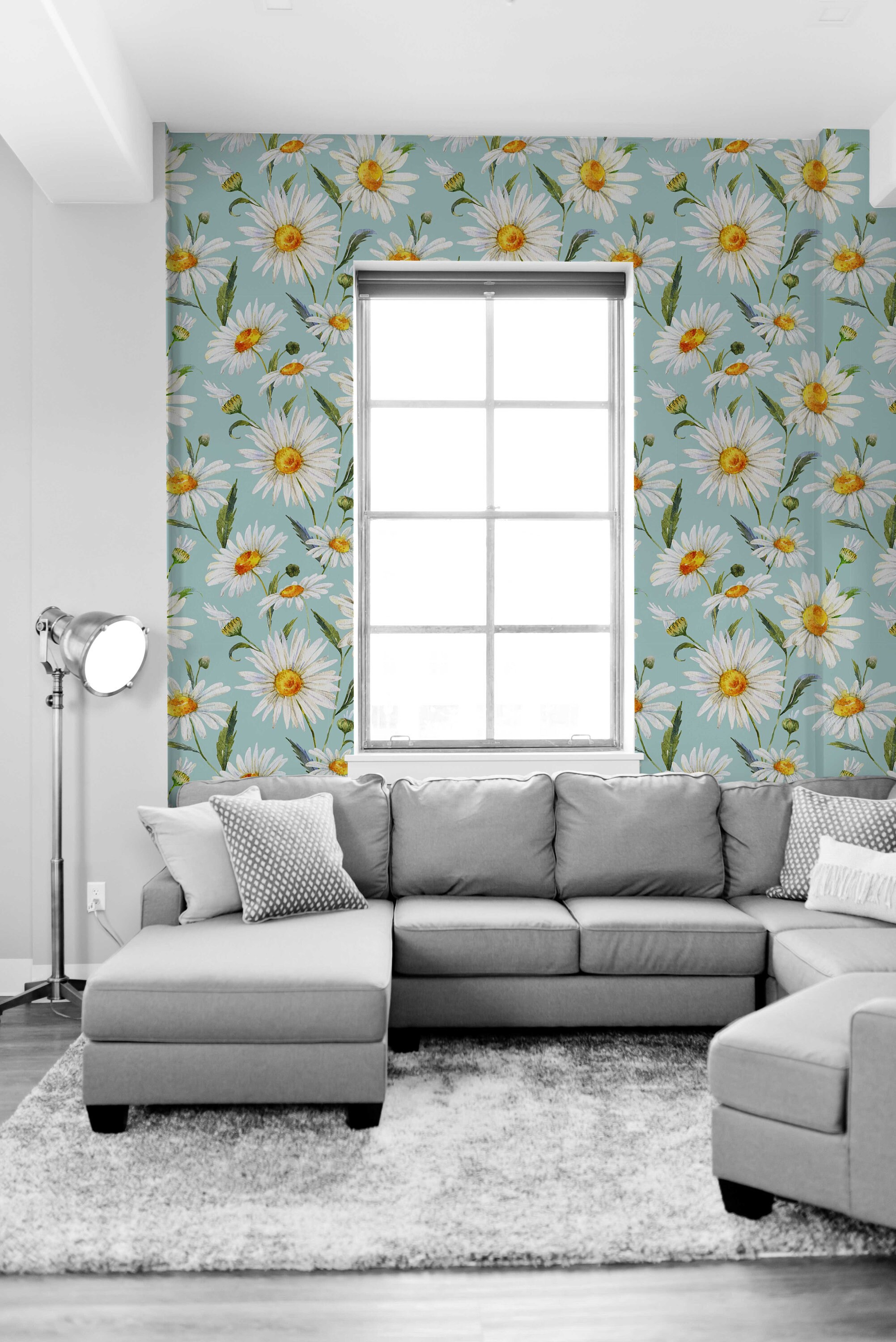 Daisy Daisy Removable Wallpaper Peel and Stick 44FC - Etsy