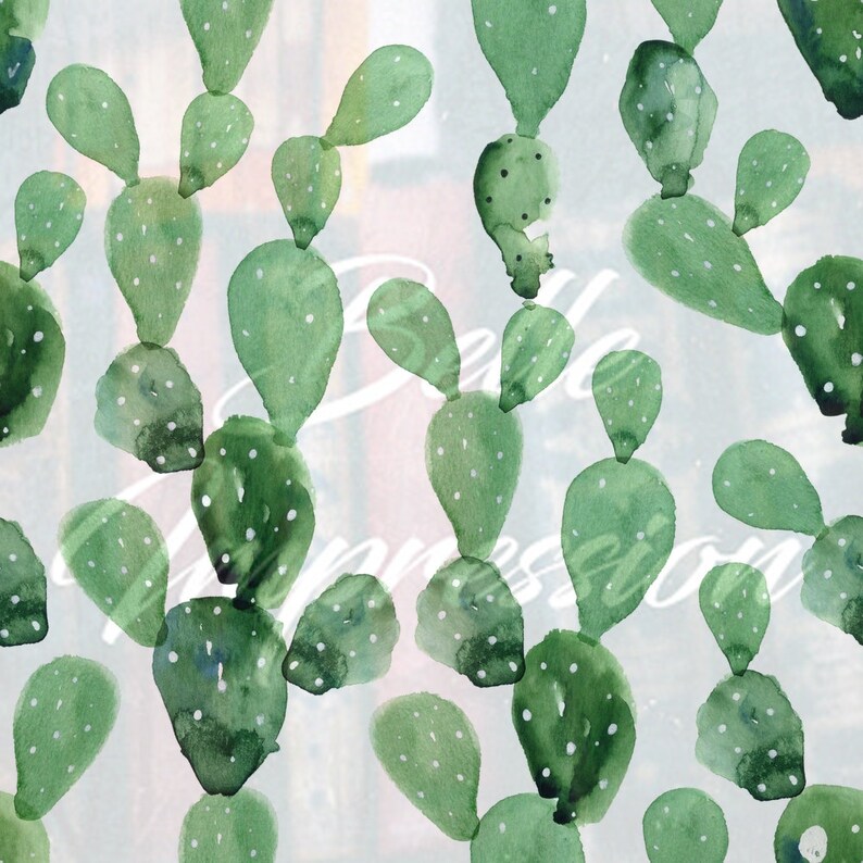 Self-adhesive Removable Wallpaper Custom Design Wall paper Peel and Stick Fabric Wallpaper Cactus Wallpaper