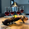 Exclusive Grappa Root Shot Glass Holder - A unique piece for connoisseurs