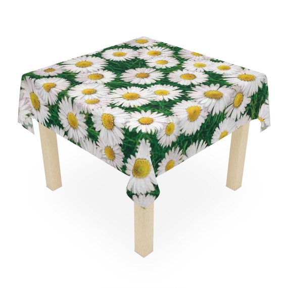Table Cloth Wipeable Tablecloth PVC Plastic Wipe Clean Waterproof Square Table Cover Protector for Kitchen Picnic Outdoor Indoor (F0140.702)