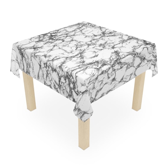 Table Cloth Wipeable Tablecloth PVC Plastic Wipe Clean Waterproof Square Table Cover Protector for Kitchen Picnic Outdoor Indoor(F140.516.1)