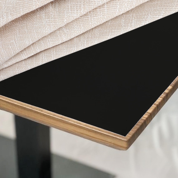 Table Protector Heavy Duty Heat Resistant – Waterproof, Scratch Proof, Custom Cut to Size – Non Slip Dining Table Cover in BLACK
