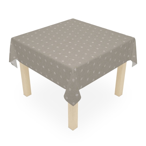 Table Cloth Wipeable Tablecloth PVC Plastic Wipe Clean Waterproof Square Table Cover Protector for Kitchen Picnic Outdoor Indoor (1A6-01)