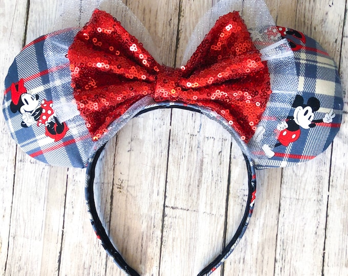 Minnie Loves Mickey Inspired Ears