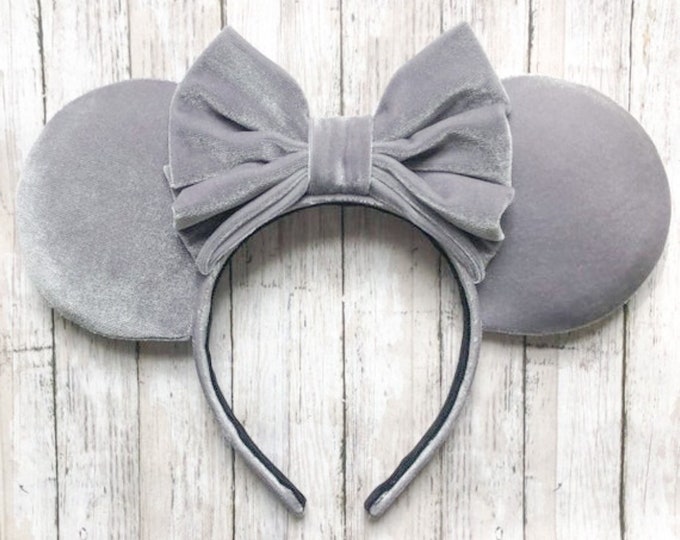Grey Velvet Ears