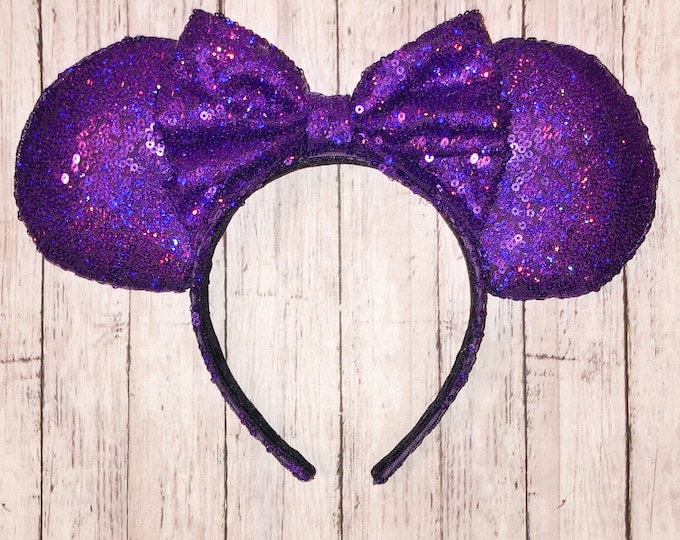 Imagination Purple Sequin Ears