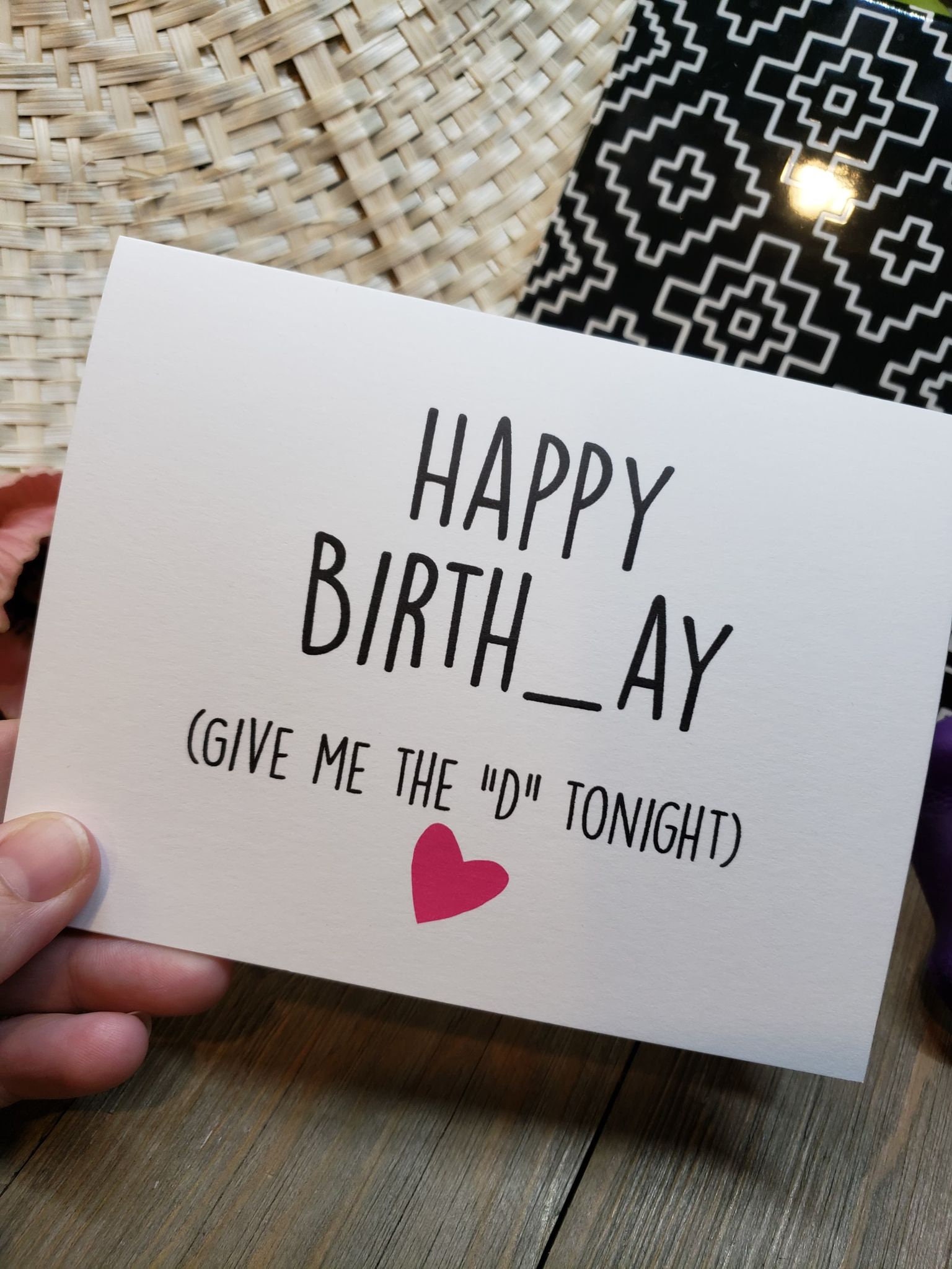 Happy Birth Ay Give Me the D Tonight Card Birthday Sex Fuck