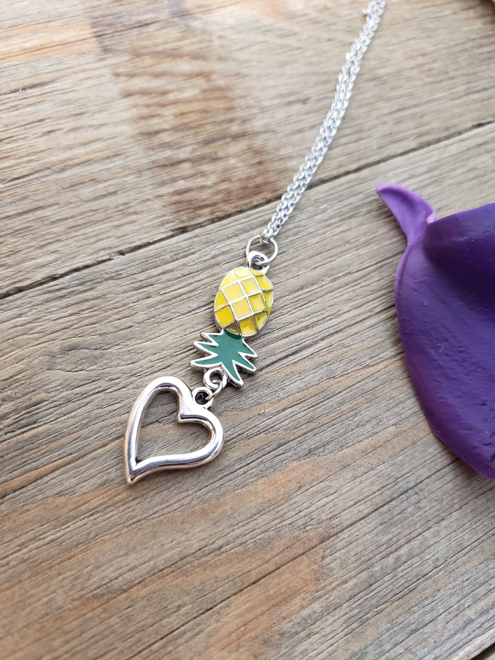 Upside Down Pineapple Necklace Swinger Mature Swing Time Etsy