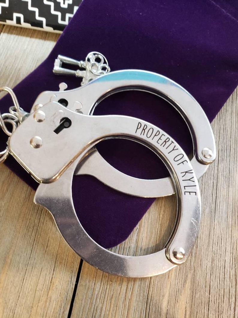 Custom Handcuffs handcuff personalized handcuffs Etsy