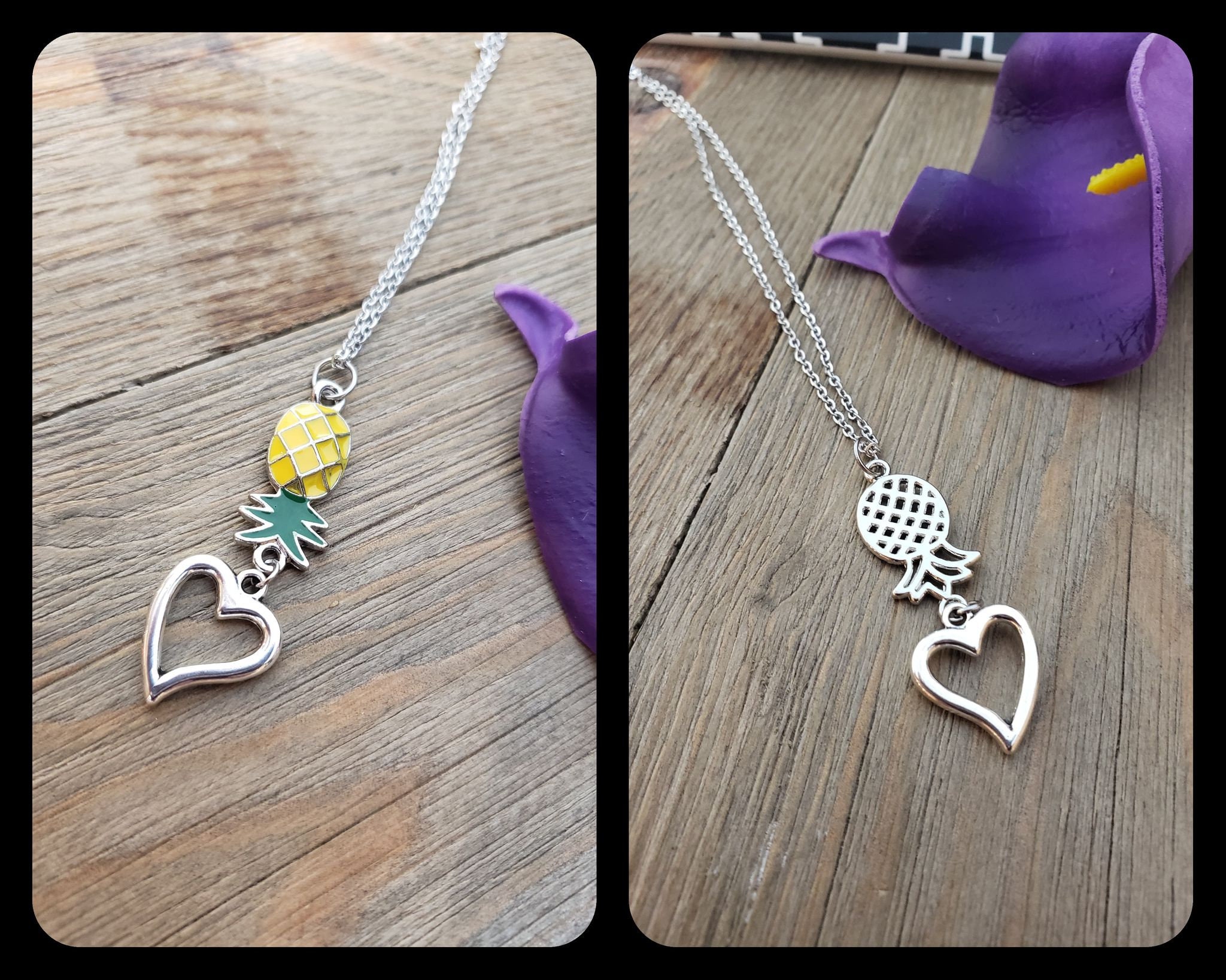 Upside Down Pineapple Necklace Swinger Mature Swing Time