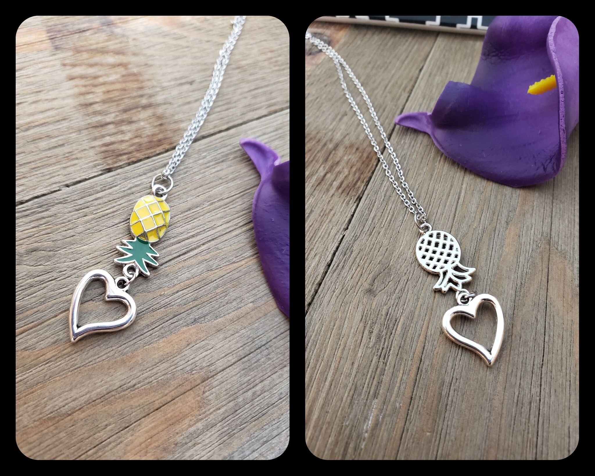 Upside Down Pineapple Necklace Swinger