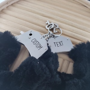 Mature, Soft Furry Custom Handcuffs, handcuff, personalized, valentines, bachelorette gifts, restraints, birthday, Anniversary gift,