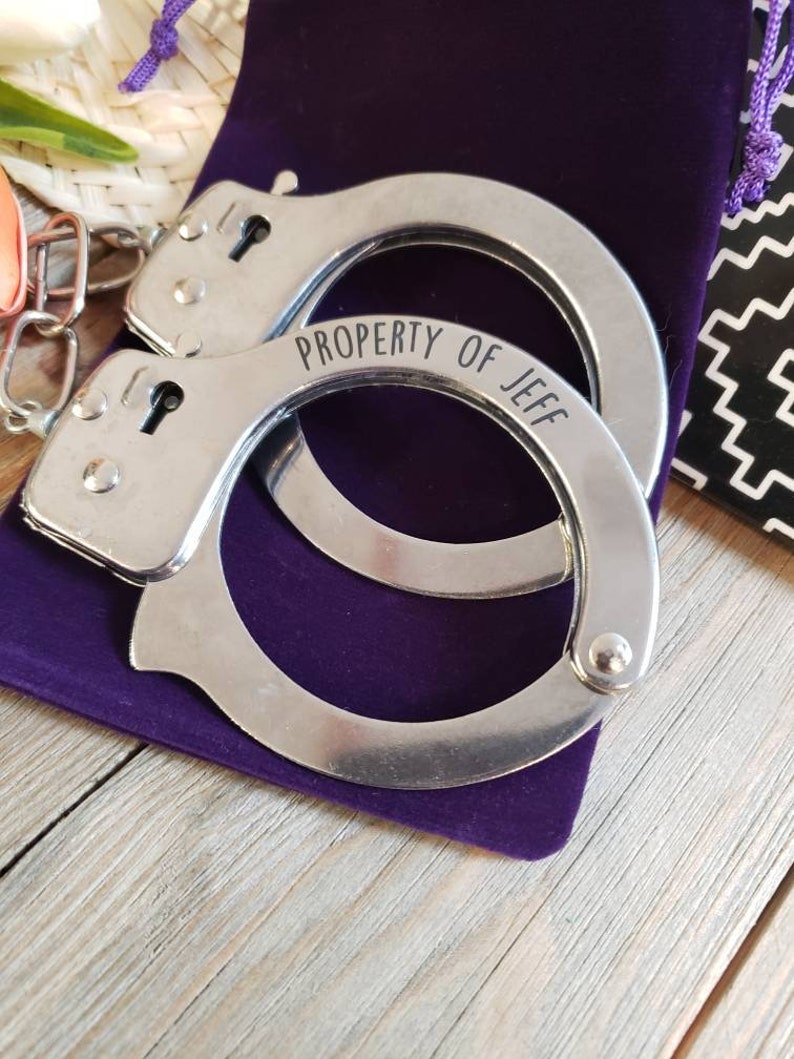 Custom Handcuffs handcuff personalized handcuffs Etsy