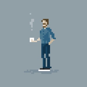 Custom pixel art avatar