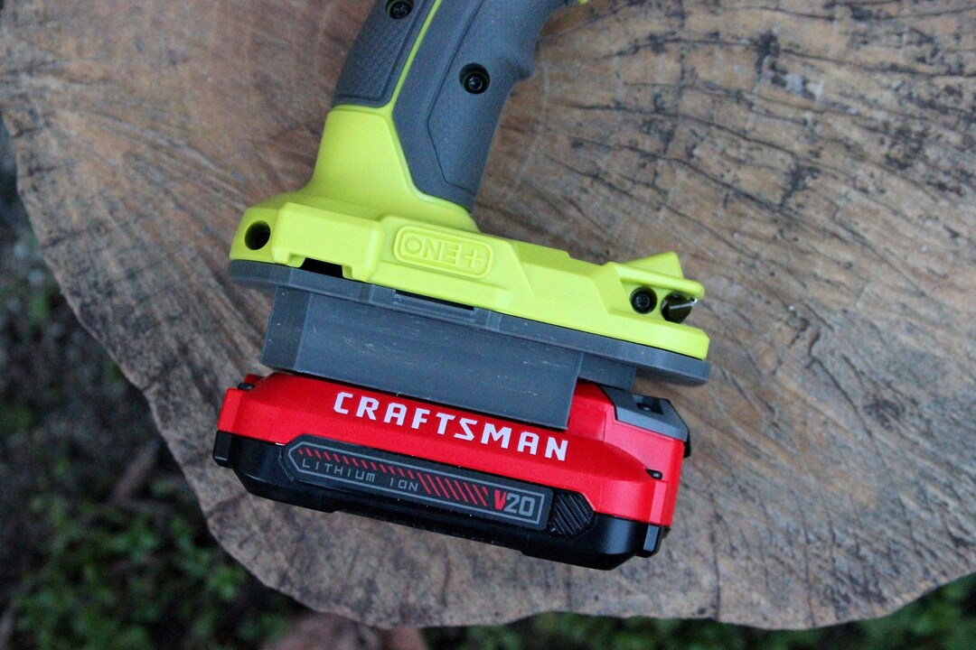 DIY Adapter for Craftsman V20 Battery to Ryobi ONE Power Tool