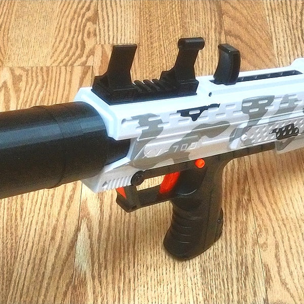 Blasters3D Raised Front and Rear Iron Sights for Nerf Rival Rail (Excellent for Apollo XV-700)
