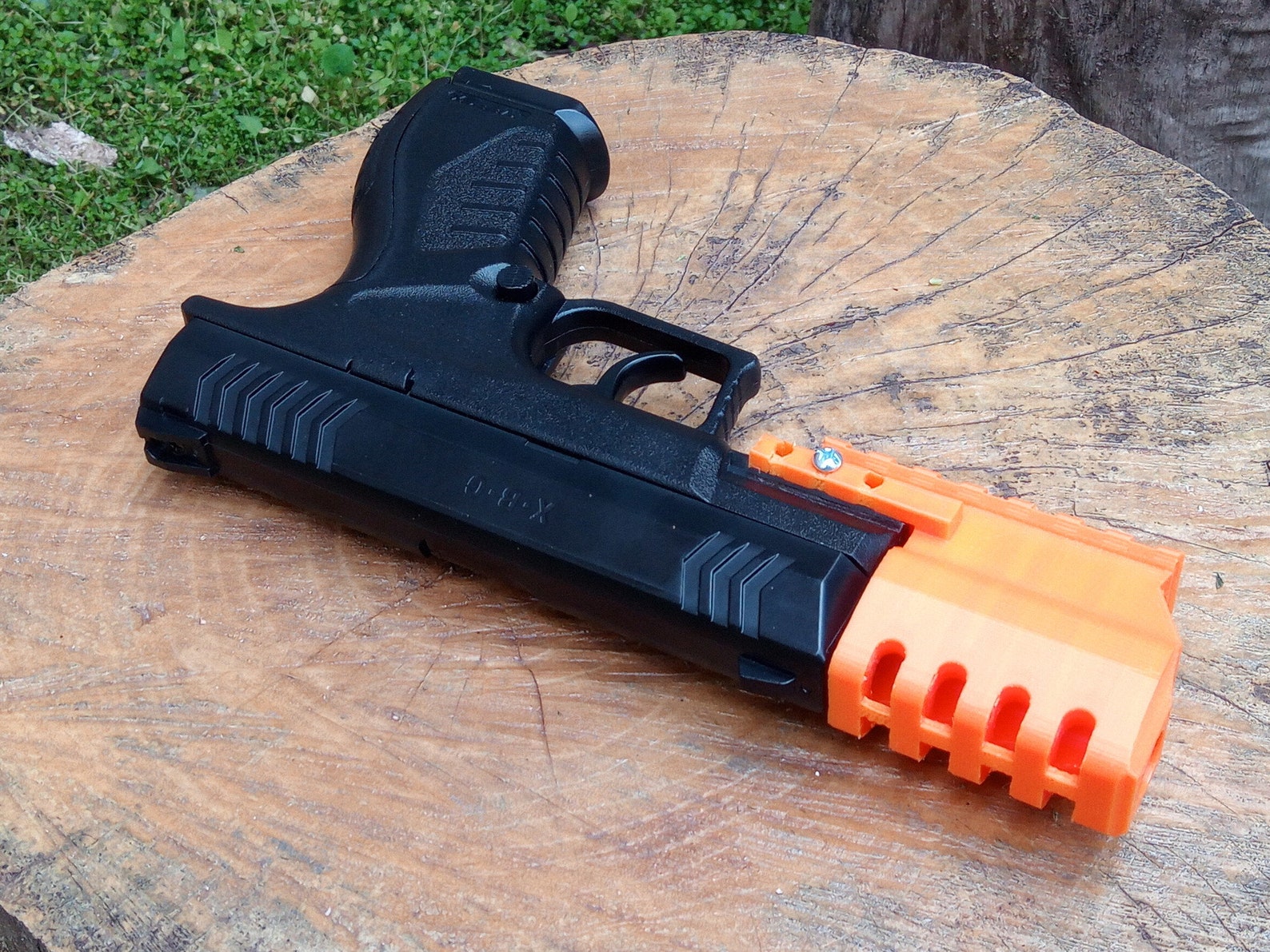 J.W. Frame Mounted Compensator with 7Slots Rail for XBG .177 Etsy