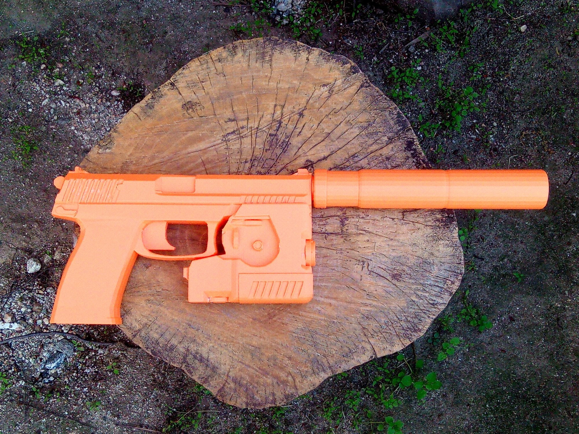 MK23 Pistol Replica Metal Gear Solid Snake Video Game Etsy