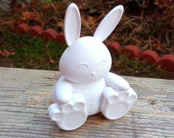 Big Fat Bunny - Cute Easter Home Decoration - Multiple Sizes - EveryThang3D