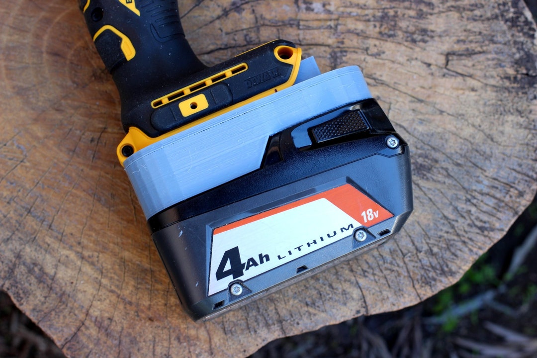 DIY Adapter for Ridgid 18V Battery to Dewalt 20V MAX Power Tool