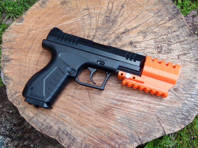 J.W. Frame Mounted Compensator with 7Slots Rail for XBG .177 Etsy