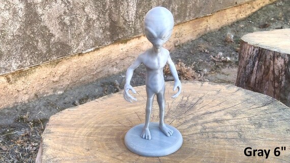 grey alien action figure