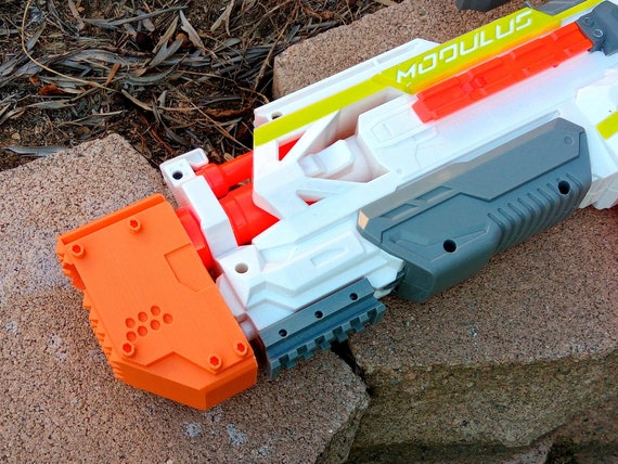 Blasters3d Front long Nerf Modulus Recon - Etsy