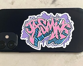 Personalized Graffiti Name Vinyl Stickers