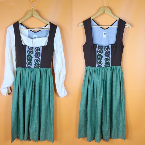 Gorgeous embroidered Austrian folk dress.