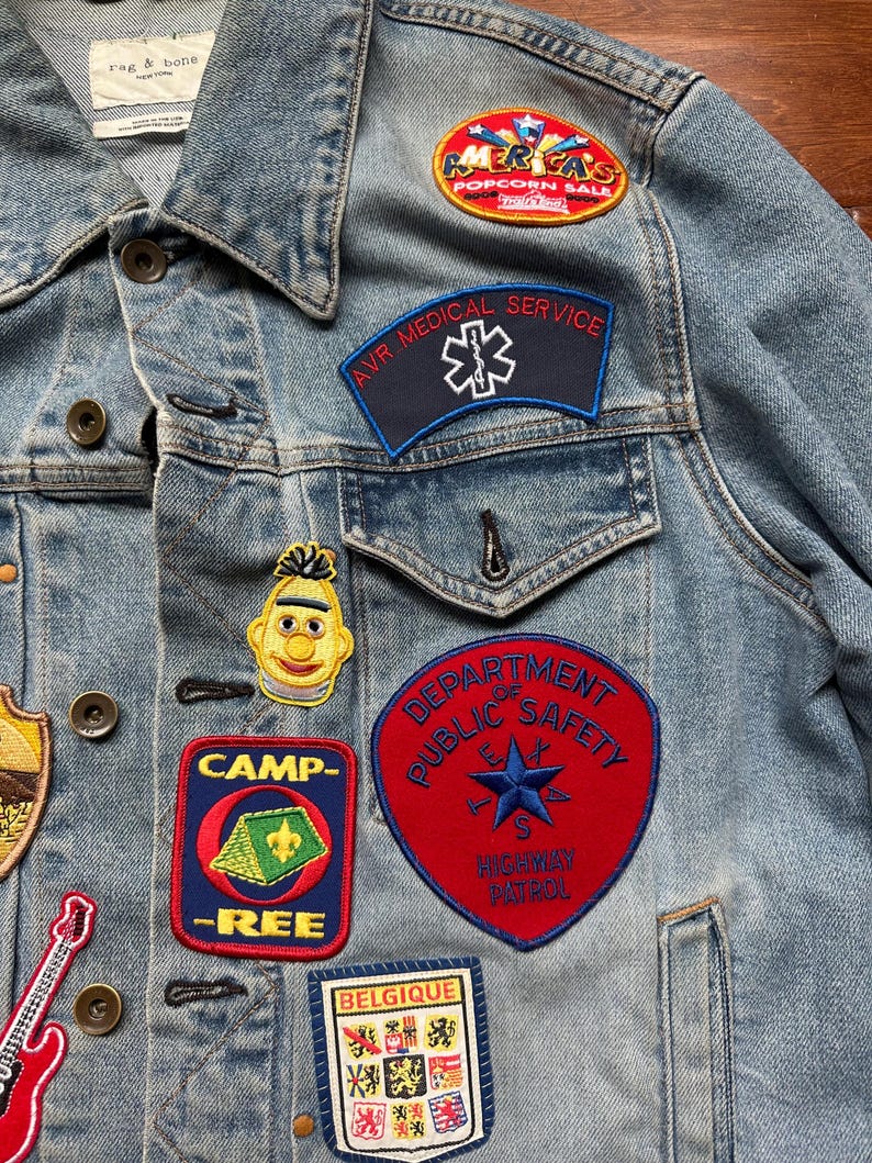 Vintage Reworked Patched Rag & Bone Jacket - Etsy