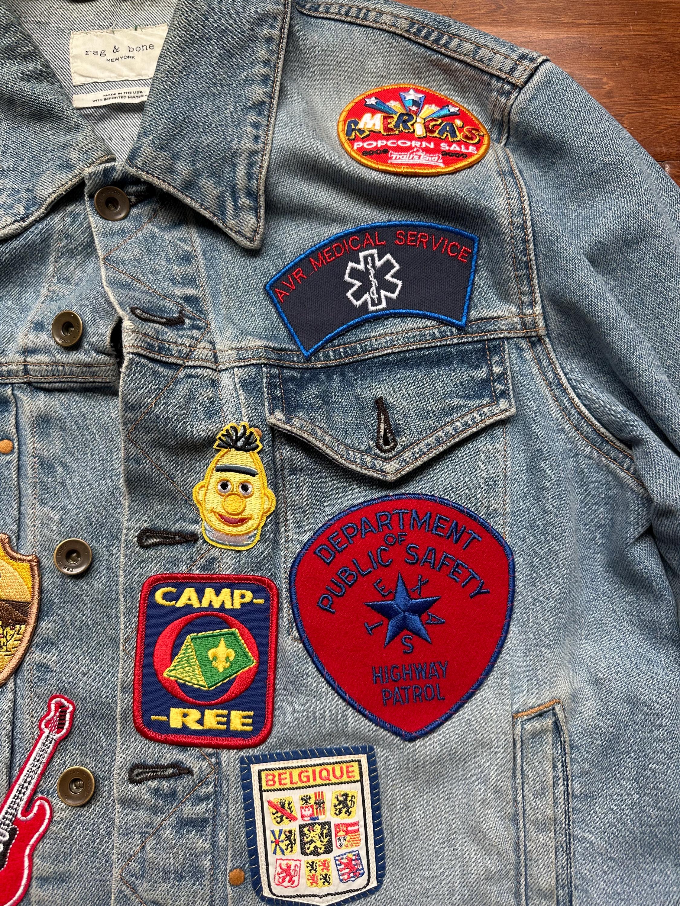 Vintage Reworked Patched Rag & Bone Jacket - Etsy
