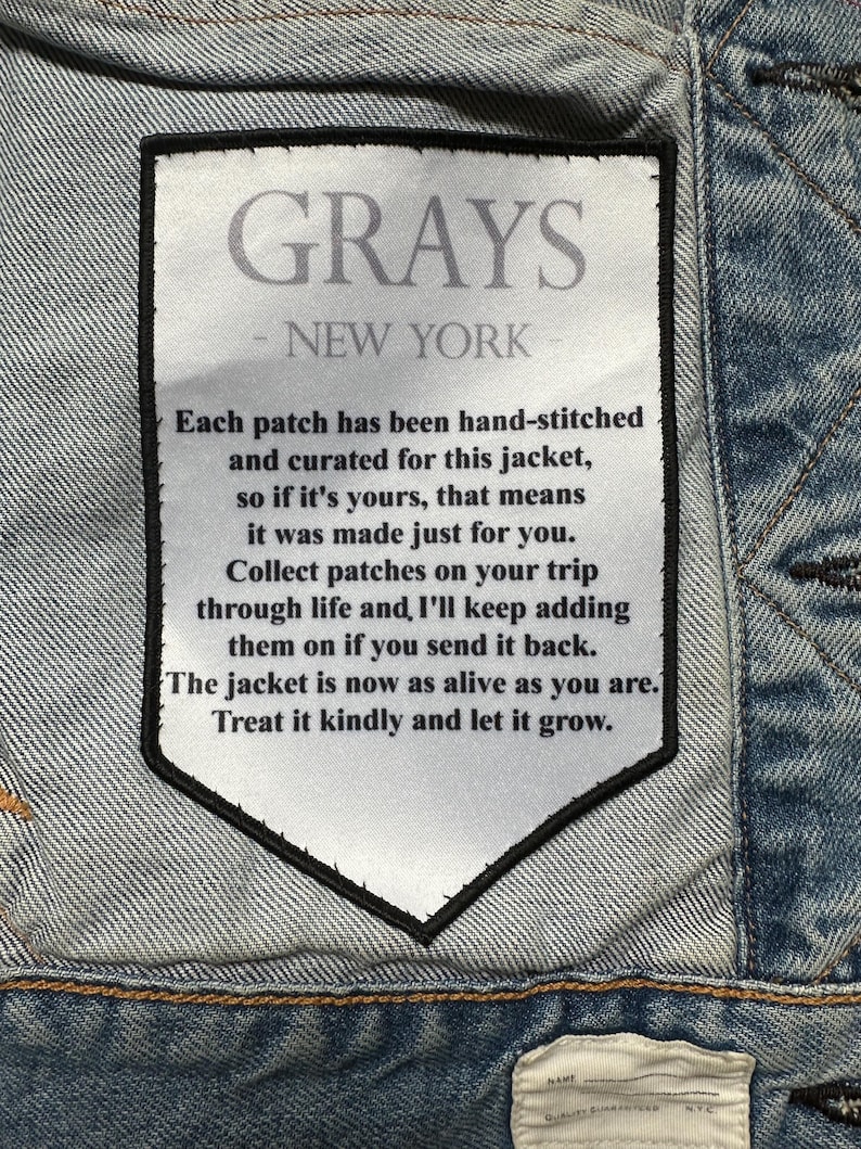 Vintage Reworked Patched Rag & Bone Jacket - Etsy