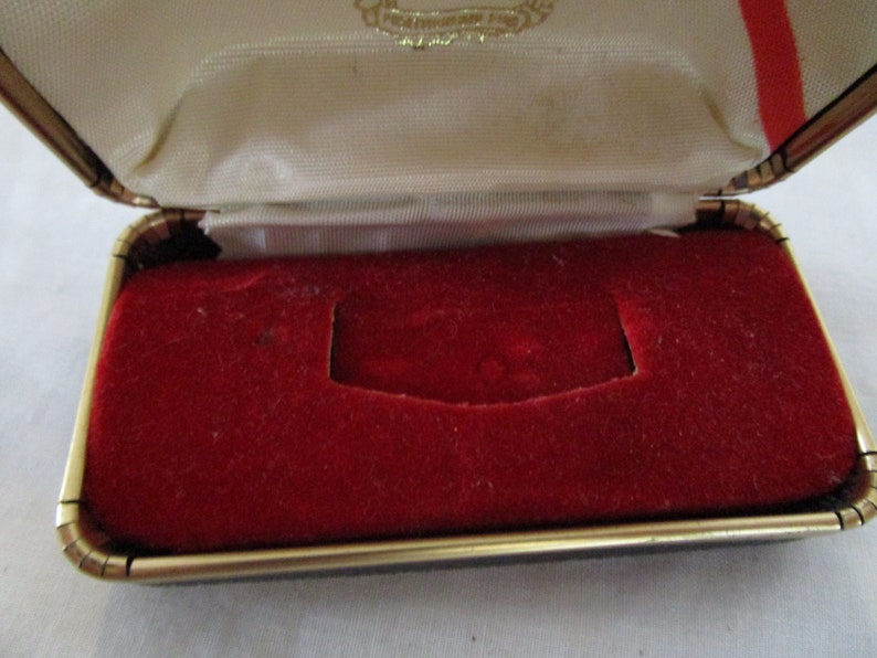 Antique Hickok Men/'s Cuff Link Tie Bar Original Case